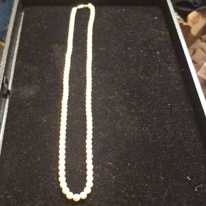Elegant Cream Pearl Necklace
